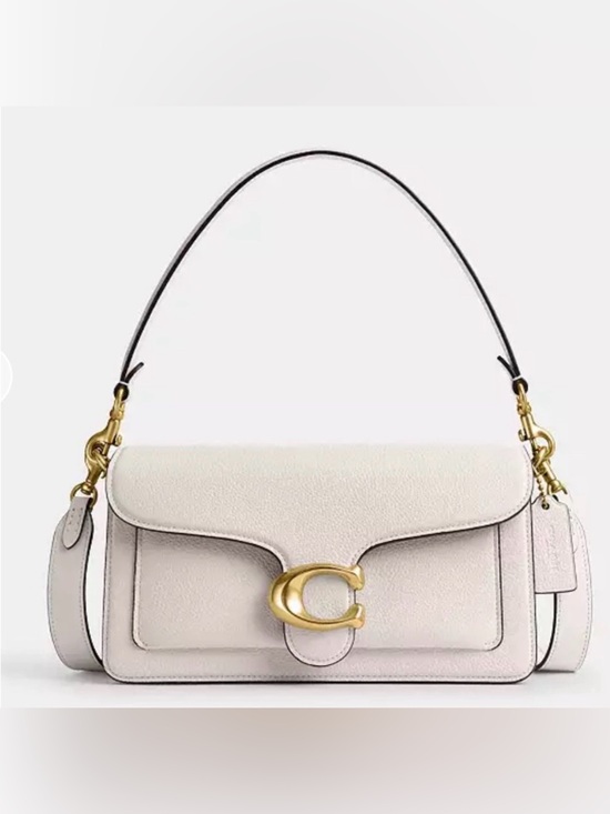 Coach Handbags - COACH 73995 Crossbody TABBY SHOULDER BAG 26 Handbag 2WAY Chalk White Leather